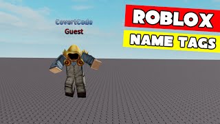 How To Make Name Tags  Roblox Scripting Tutorial [upl. by Connors934]