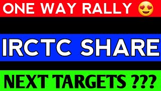 IRCTC SHARE LATEST NEWS  IRCTC SHARE PRICE  IRCTC SHARE ANALYSIS [upl. by Ahsaelat]