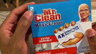 Mr Clean Magic Eraser  How To Use [upl. by Norym660]