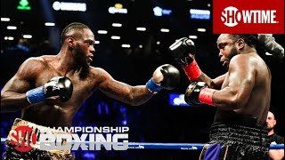 Deontay Wilder KO Bermane Stiverne in Round 1  SHOWTIME CHAMPIONSHIP BOXING [upl. by Notlih]