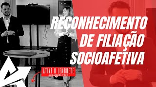 DIREITO DE FAMÍLIA Reconhecimento de filiação socioafetiva [upl. by Eillat]