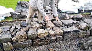 Wall building advice from stonemason Michael Fearnhead [upl. by Aniroz]