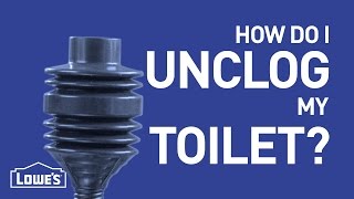 How Do I Unclog My Toilet  DIY Basics [upl. by Hibben]