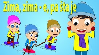 Zima zima e pa šta je  Dječje pjesmice  Zima 2017 [upl. by Orestes383]