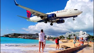 St Maarten Airport 2020  One of the MOST SPECTACULAR AIRPORT in the WORLD [upl. by Nema107]