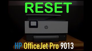 HP OfficeJet Pro 9013 Reset to Factory Default Setting review [upl. by Allemat]