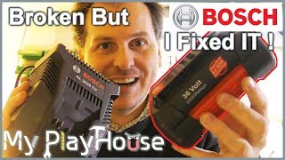 Fixing Broken Bosch 36V Liion Battery Pack  776 [upl. by Thalassa]