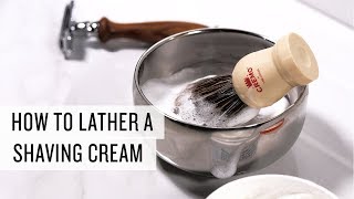 How to Lather a Shaving Cream  Cremo [upl. by Mascia]