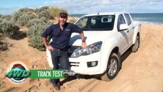 Isuzu DMAX Crew Cab Ute 2013  Track Test [upl. by Naffets]