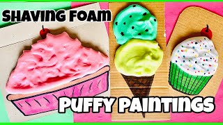 Shaving Cream Puffy Paint Desserts [upl. by Lerak]