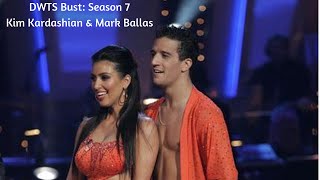 DWTS Bust Season 7 Kim Kardashian amp Mark Ballas [upl. by Maples]