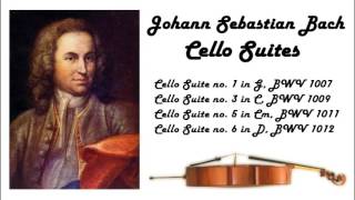 Johann Sebastian Bach  Cello suites in 432 Hz great for reading or studying [upl. by Godding]