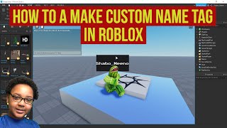 How To Make A Custom Name Tag In Roblox [upl. by Weig302]