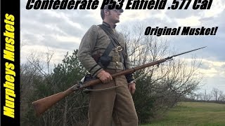 Shooting An Original 1853 Enfield Rifle Musket [upl. by Robyn415]