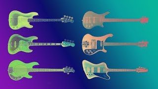 Famous Bass guitars sound comparison Guitarbank session [upl. by Nahtaneoj260]