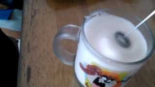 Aerolatte Review Frothing Cold Milk In Under 1 Minute [upl. by Lareneg]