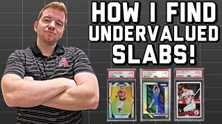 MY PROCESS OF HOW I FIND CHEAPUNDERVALUED GRADED SPORTS CARDS  SPORTS CARD INVESTING [upl. by Enybor831]