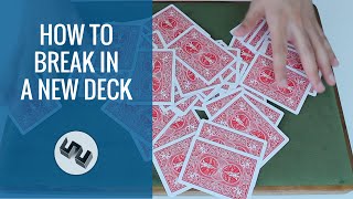 How To Break In A New Deck of Cards HD [upl. by Lenahtan89]